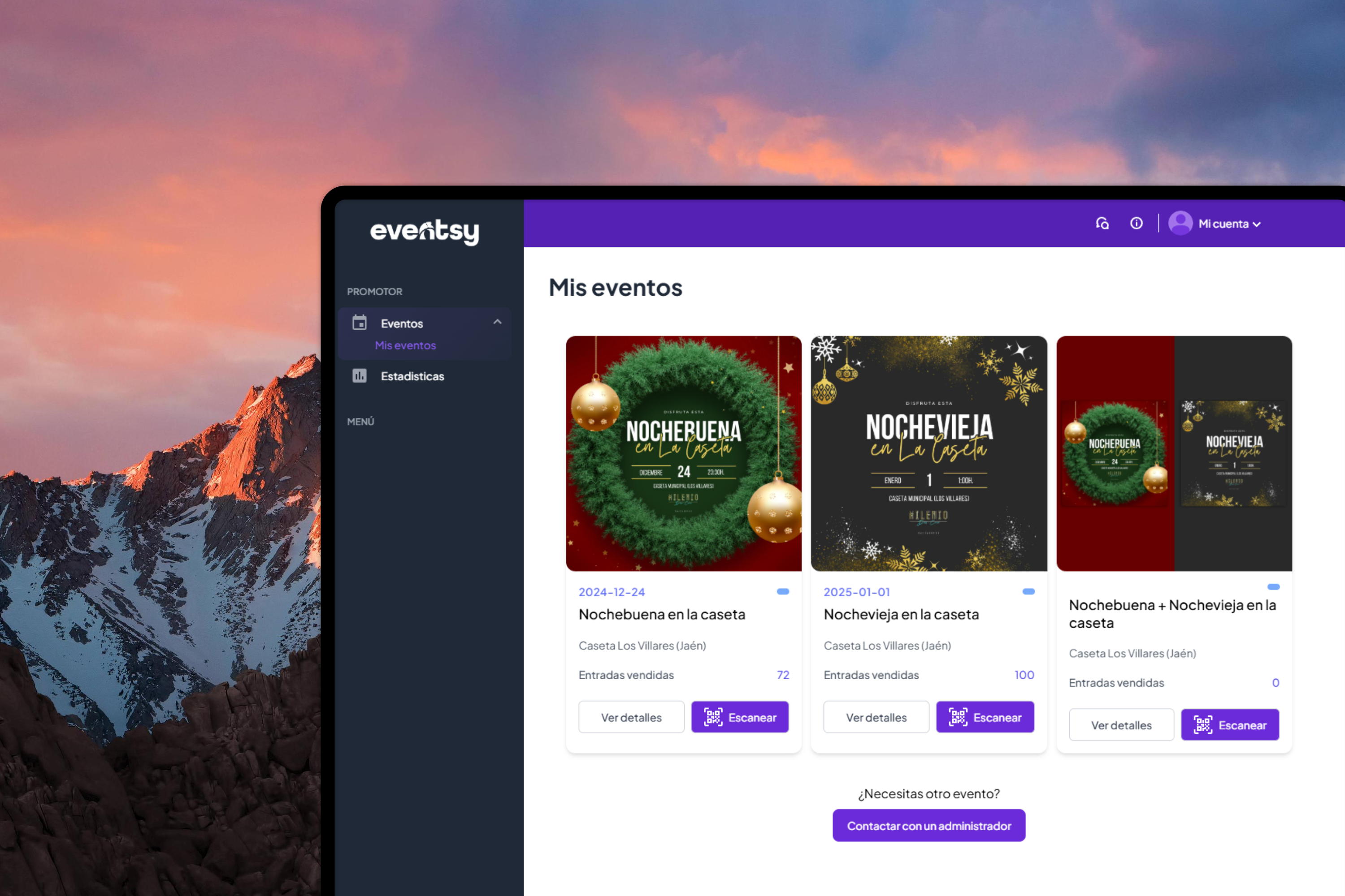 Proyecto Eventsy - Plataforma de gestión de eventos